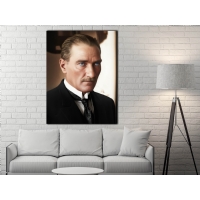 Atat�rk G�rseli Kanvas Tablo