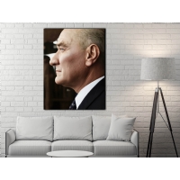 Atat�rk G�rseli Kanvas Tablo