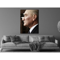 Atat�rk G�rseli Kanvas Tablo