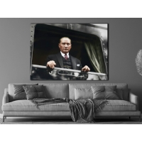 Atat�rk G�rseli Kanvas Tablo