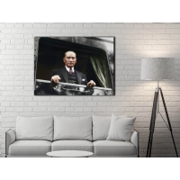 Atat�rk G�rseli Kanvas Tablo