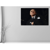 Atat�rk G�rseli Kanvas Tablo