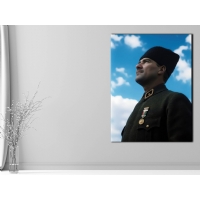 Atat�rk G�rseli Kanvas Tablo
