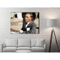 Atat�rk G�rseli Kanvas Tablo