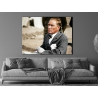 Atat�rk G�rseli Kanvas Tablo