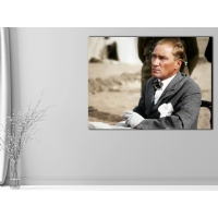 Atat�rk G�rseli Kanvas Tablo
