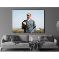 Atat�rk G�rseli Kanvas Tablo