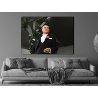 Atat�rk G�rseli Kanvas Tablo