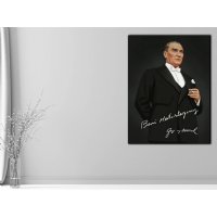 Atat�rk G�rseli Kanvas Tablo