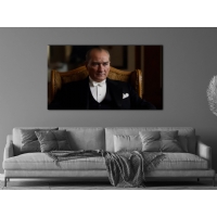 Atat�rk G�rseli Kanvas Tablo