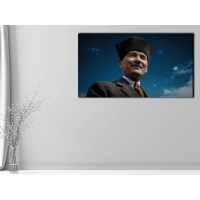 Atat�rk G�rseli Kanvas Tablo