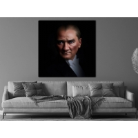 Atat�rk G�rseli Kanvas Tablo