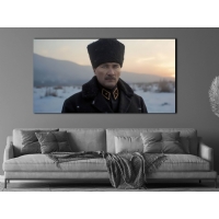 Atat�rk G�rseli Kanvas Tablo