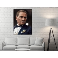 Atat�rk G�rseli Kanvas Tablo