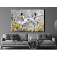 Balerin K�z Kanvas Tablo