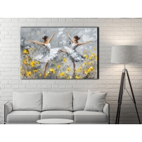 Balerin K�z Kanvas Tablo