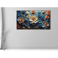 �i�ek G�rseli Kanvas Tablo