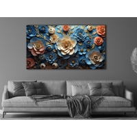 �i�ek G�rseli Kanvas Tablo