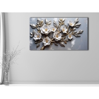 �i�ek G�rseli Kanvas Tablo