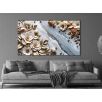 �i�ek G�rseli Kanvas Tablo