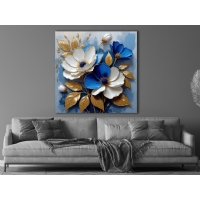 �i�ek G�rseli Kanvas Tablo