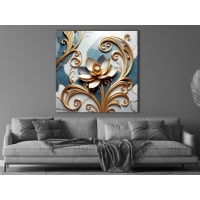 �i�ek G�rseli Kanvas Tablo