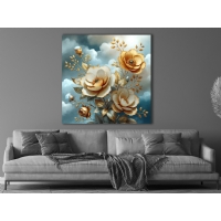 �i�ek G�rseli Kanvas Tablo