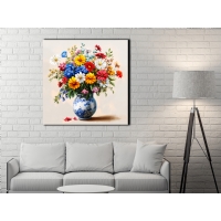 �i�ek G�rseli Kanvas Tablo