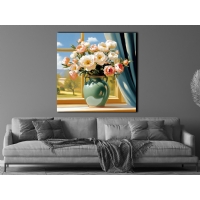 �i�ek G�rseli Kanvas Tablo