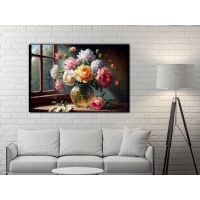 �i�ek G�rseli Kanvas Tablo