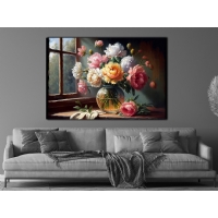 �i�ek G�rseli Kanvas Tablo