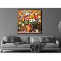 �i�ek G�rseli Kanvas Tablo