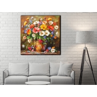 �i�ek G�rseli Kanvas Tablo