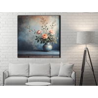 �i�ek G�rseli Kanvas Tablo