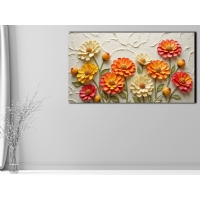 �i�ek G�rseli Kanvas Tablo