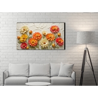 �i�ek G�rseli Kanvas Tablo