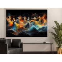 Soyut Bale Performans� Sanatsal Kanvas Tablo