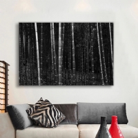 BAMBOO JUNGLE - YA�LIBOYA EFEKTL� KANVAS TABLO