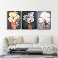 ���EK KADIN SET - G�M�� S�ML� KANVAS TABLO SET�