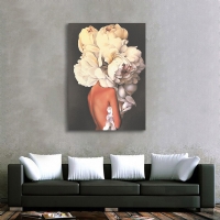 FLOWER HEAD 3 - S�ML� KANVAS TABLO