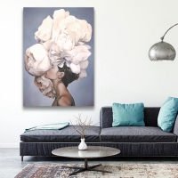 FLOWER HEAD 2 - S�ML� KANVAS TABLO