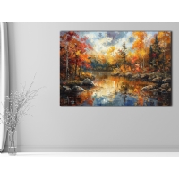 KANVAS G�L TABLOSU