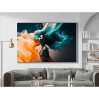 Soyut Gen� K�z Kad�n Kanvas Tablo, Modern Ev Ofis Duvar Dekoru