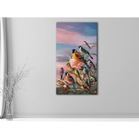 KU�LAR KANVAS TABLO