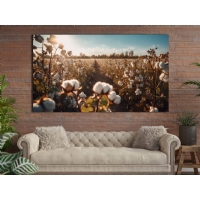 Pamuk Tarlas� G�ndo�umu Kanvas Tablo