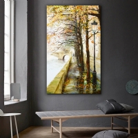 RIVERSIDE - YA�LIBOYA EFEKTL� KANVAS TABLO