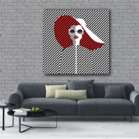 RED HAT - YA�LIBOYA EFEKTL� KANVAS TABLO