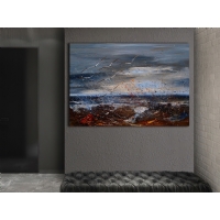 Mart�lar Ya�l� Boya Kanvas Tablo