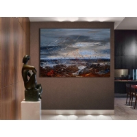 Mart�lar Ya�l� Boya Kanvas Tablo