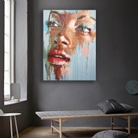 PURE - YA�LIBOYA EFEKTL� KANVAS TABLO